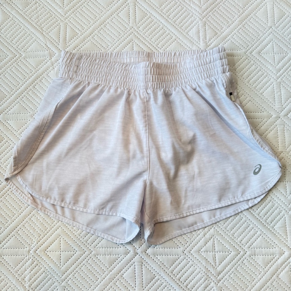 Asics Women's Light Gray Athletic Shorts Size XS